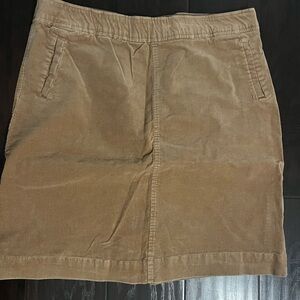 Tan Corduroy Skirt